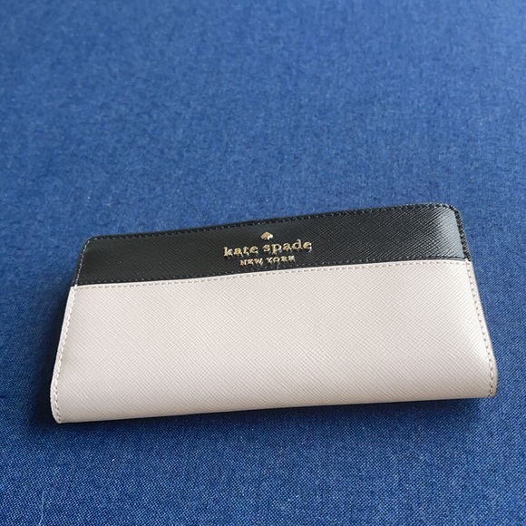 Kate Spade Staci Colorblock Large Slim Bifold Wallet - Picture 3 of 16